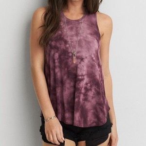 American Eagle soft and sexy tie dye tank top